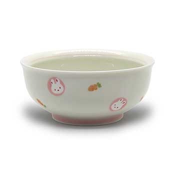 肥前陶磁器専門のオンラインショップ陶樹庵 子供用食器 ミニうさぎ 小鉢